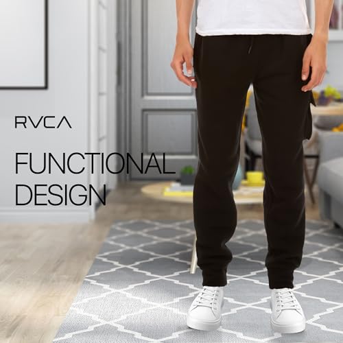 RVCA Mens Joggers Lounge Pants Casual Cargo Joggers for Men Mens Sweatpants4