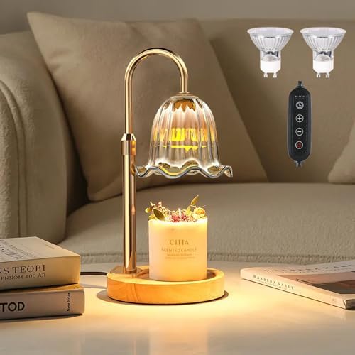 Hyrion Candle Warmer Lamp with Timer Dimmer Hyrion Candle Warmer Lamp with Timer Dimmer