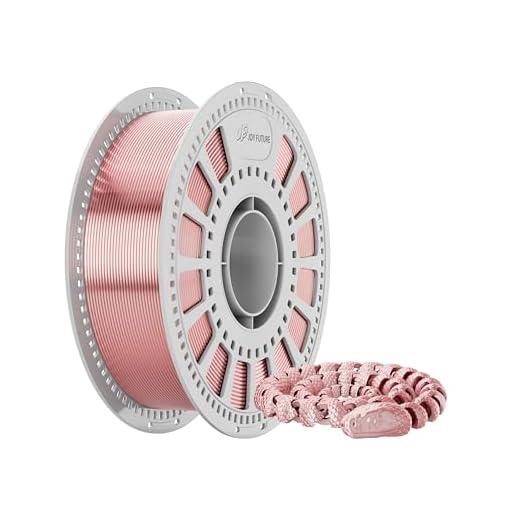 JOY FUTURE 3D Printer Silk Filament, PLA Silk Filament 1.75mm, Smooth and Silky Texture Surface, Dimensional Accuracy +/- 0.02mm, 1Kg(2.2lbs)/Spool Fit for FDM 3D Printers (Rose Pink)