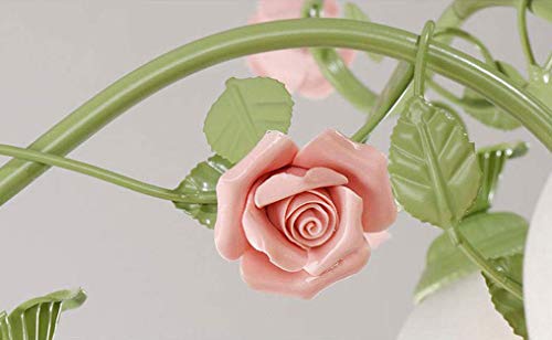 LANMOU Chandelier Florentine Ceiling Lamp Classic Living Room Bedroom Dining Room Ceiling Light, Green