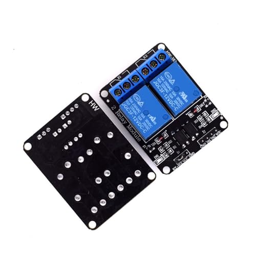 Module relais 12V 2 canaux anti-interférence avec isolation niveau bas - 4