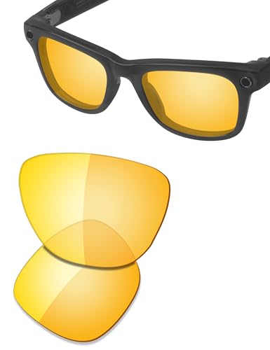 Image of SAUCER Premium Replacement Lenses Compatible with Ray-Ban Meta Wayfarer (Gen 2) RW4012 53mm | RW4008 53mm Smart Sunglasses