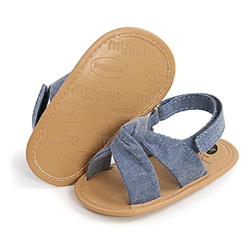 Image of Infant Baby Girls Boys Summer Sandals Premium Unisex Non Slip Rubber Soft Sole Breathable Toddler First Walker Outdoor Beach Shoes