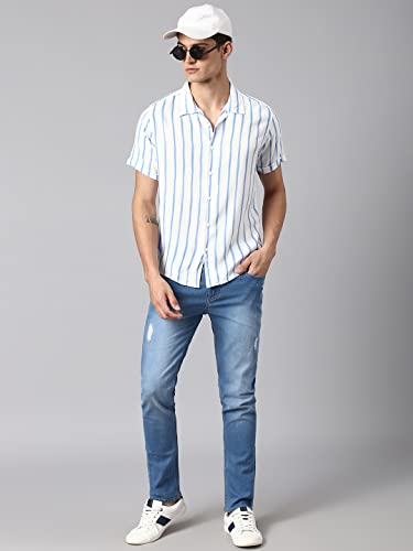 Image of Dennis Lingo White Casual Shirts for Men