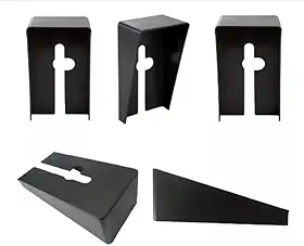 Suporte de Celular para Motoboy com Proteção contra Sol e Claridade (Preto)