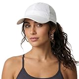 TOP-EX ChicPony™ Women’s Baseball Cap with Ponytail Hole Cooling UV Summer Sports Running Hats for Women Adjustable Lightweight for Golf Outdoor Beach White