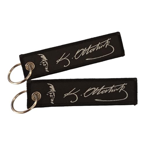 Atatürk İmzalı ve Filigranlı Motorcu Anahtarlığı sırt Çantası Fermuar Aksesuarı 2 Li Paket