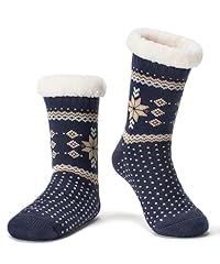 Navy/Taupe Snowflake