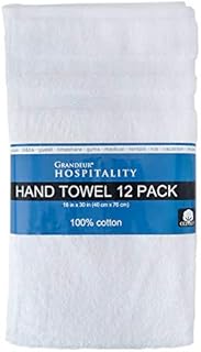 Omni Linens Grandeur Hospitality Hand Towels; 12 pack Color White