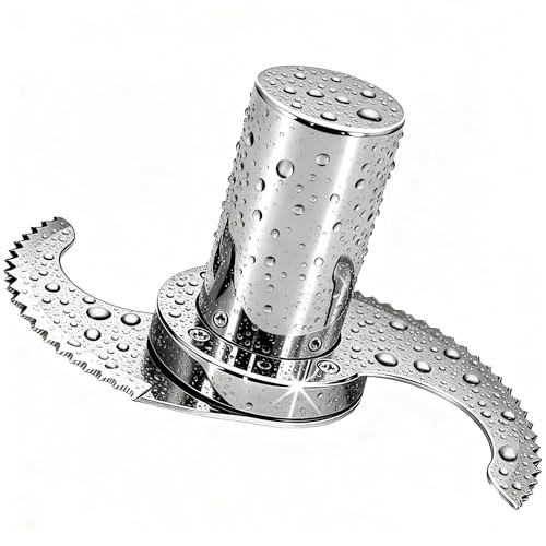 27055 Serrated Blade for Robot Coupe R2, R2A, R2N, R2B, R2U, R201, R211 Food Processors, Modular & 2mm Stainless Steel Case, Anti-Leak & Unbreakable, Zero-Microplastic, 5 Year Warranty by LENONG - Used condition - US$49.00