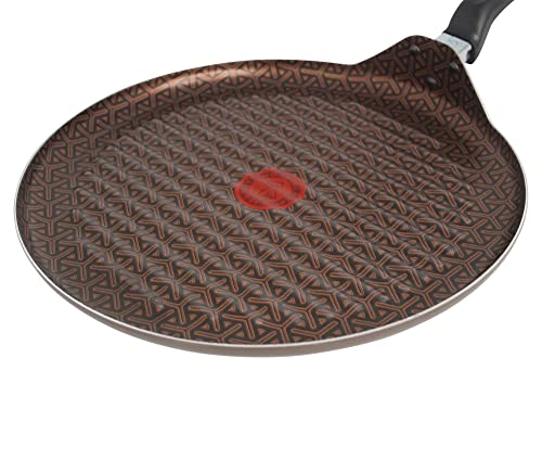Imusa Usa 12" Talent Master Line Nonstick Round Griddle With Glass Lid & Thermal Signal #TOP1
