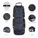 hauck Sit on Me Deluxe, Schwarz - Universal Kindersitzunterlage Autositzschoner 120 x 46 cm, Isofix Geeignet, Wasserabweisend, Sitzschutz Sitzschoner Auto Kindersitz mit Netztaschen