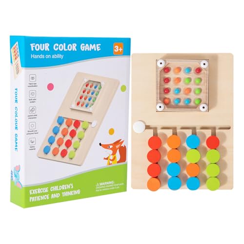 Jeu de société en bois avec boules d'agitation plateau enfant préscolaire