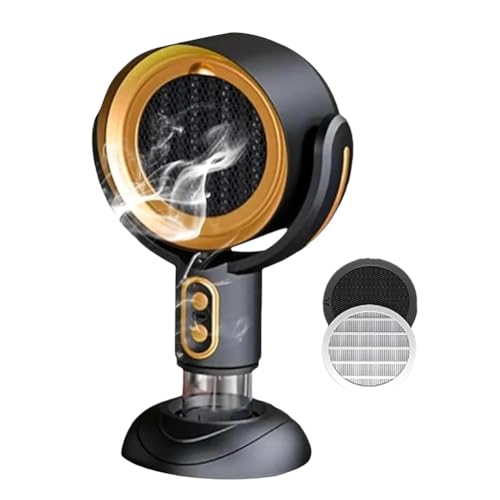 Ventilateur portable Smokeaway pour fumée avec filtre de purification amovible