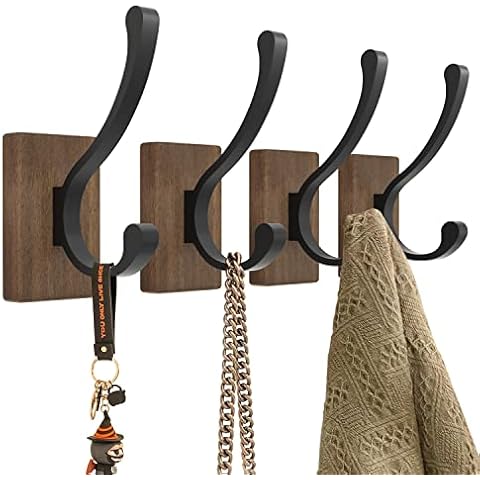 susswiff Wooden Coat Hooks for Hanging Cover