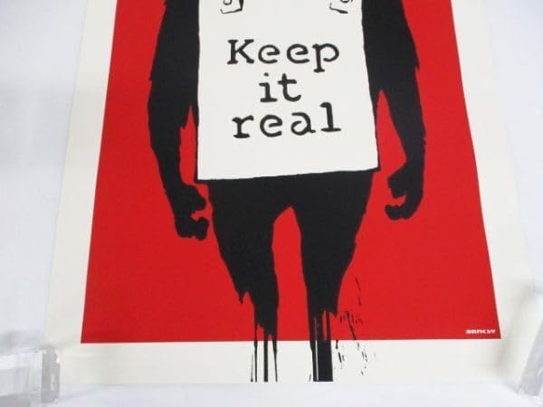バンクシー/BANKSY “ MONKEY KEEP IT REAL ” WCP リプロダクション