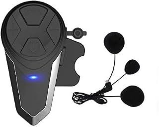 THOKWOK Motorcycle Bluetooth Headset,BT-S3 1000m Helmet Headphones for Snowmobile Motorcycle Bluetooth Communication System