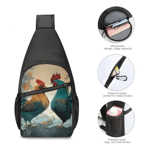 Sling Bag para hombre y mujer mochila pequeña miniatura 4