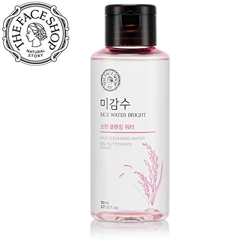 THEFACESHOP Rice Water Bright Mild Cleansing Water, 3.7 Fl Oz