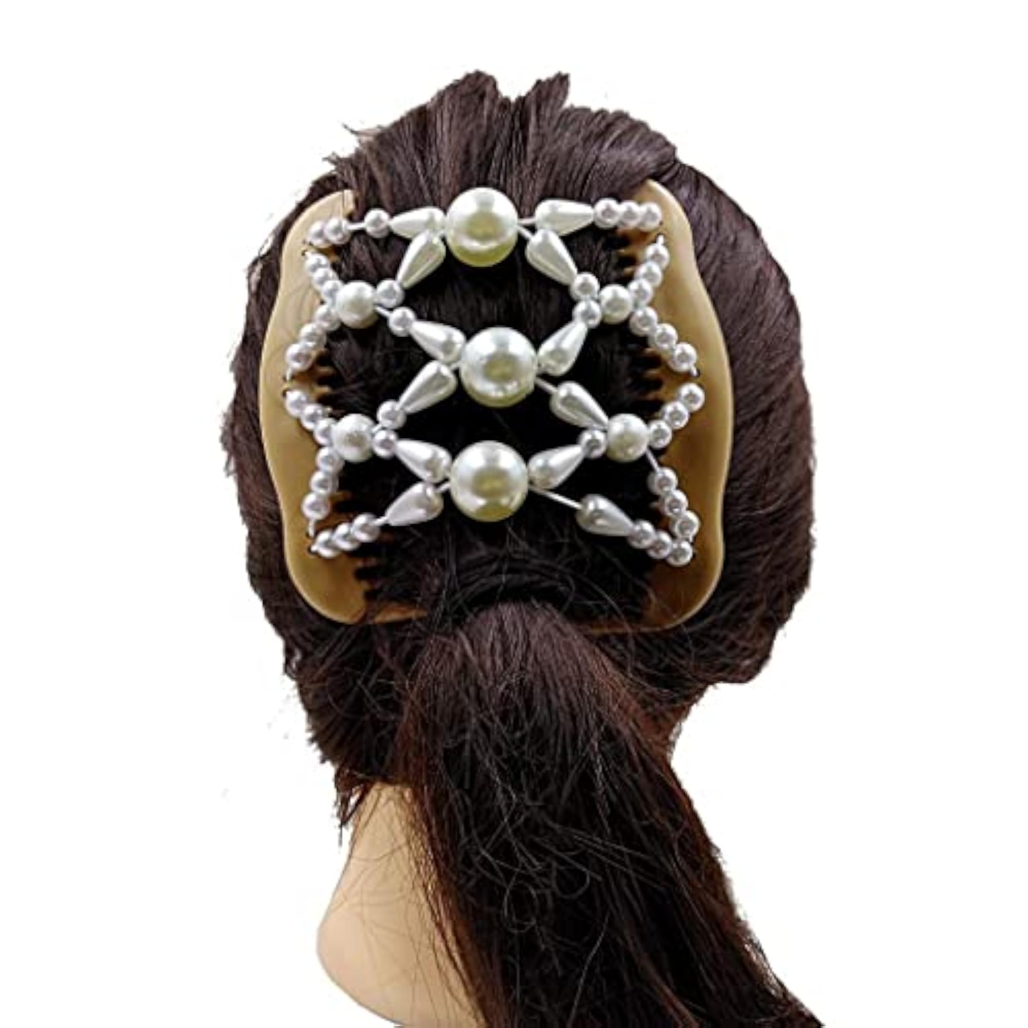 Women's Magic Elastic Hair Clips, Stretchy Double Hair Combs