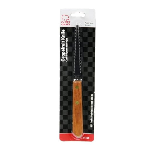Chef Craft 3-1/2 In. L Plastic/Stainless Steel Grapefruit Knife 1 Pc. #TOP1