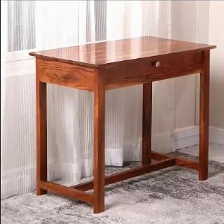 krishana Art Palace Sheesham Wood 1 Drawer Study Table for Home Writing Office Desk Computer Tables (Honey) Price In India