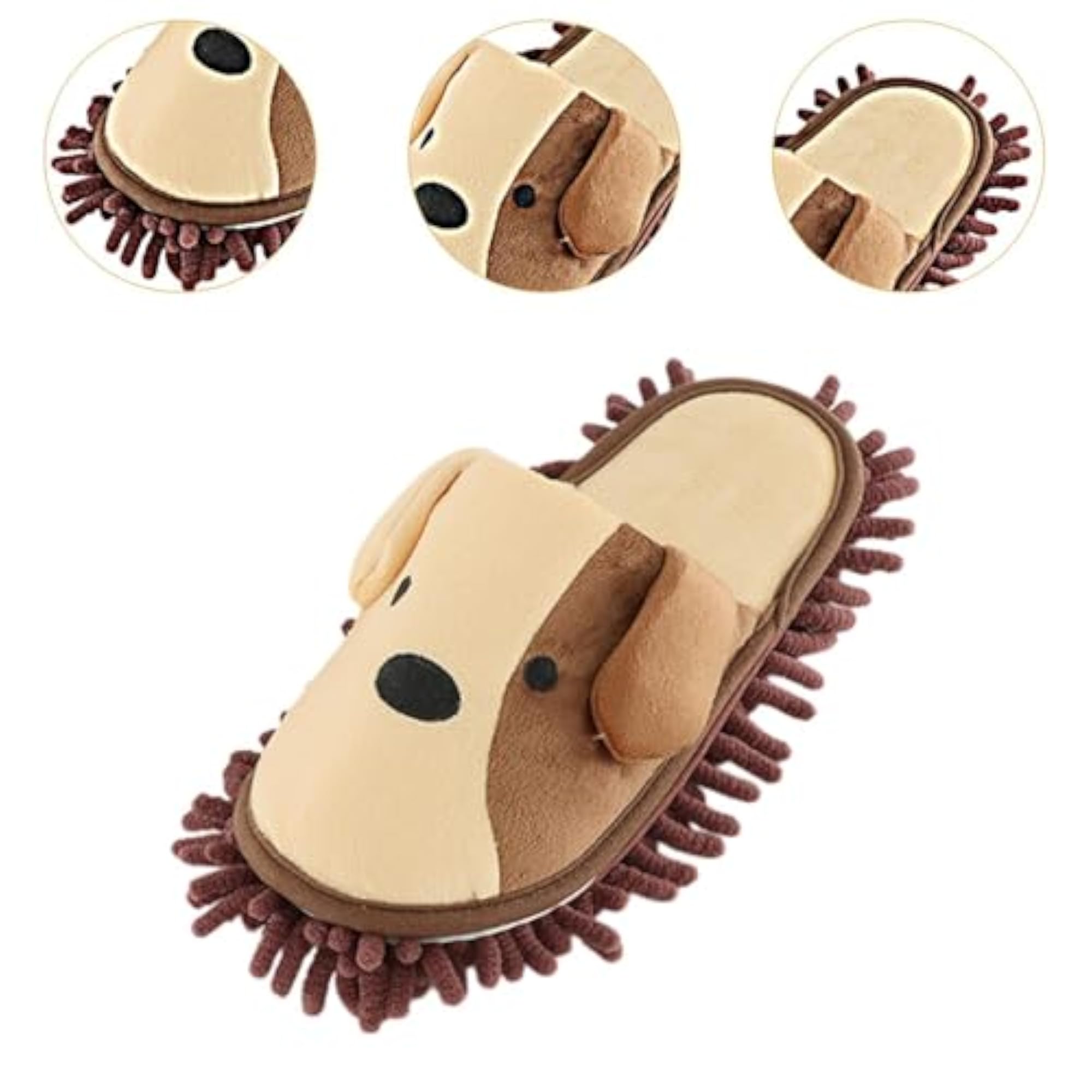 Comfortable Chenille Mop Slippers for Home Cleaning