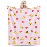 High Quality: Made by high quality soft flannel, which creates ultra lightweight and breathable blanket for year-round use. Soft and fluffy, breathable and durable. Size Information: The blanket comes in three sizes: 50inx40in, 60inx50in , 80inx60in....