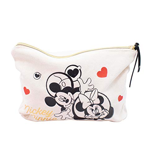 Necessaire Mickey Minnie Apaixonados 25x18x6cm - Disney