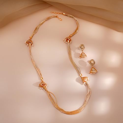 Image of Rubans Necklace Set Stylish Jewellery Gift for Women & Girls
