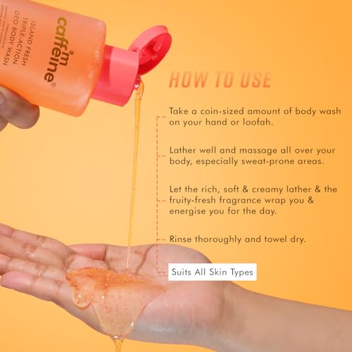 Image of mCaffeine 5% Niacinamide 3-in-1 Perfume Body Wash | Odour Control & Long-Lasting Musky Fragrance | Brightens & Evens Skin Tone | For Men & Women | 250ml
