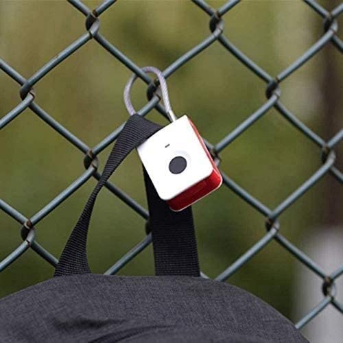 Candado con Huella Dactilar IP65, Resistente al Agua, Carga USB, 0,5 Segundos para desbloquear el teléfono móvil, Apto para Mochilas de Viaje.