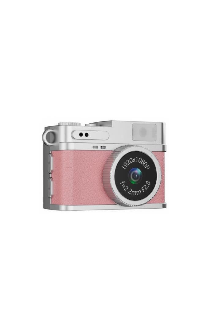 Dijital Fotoğraf Makineleri Video Kamera Mini Anahtarlık 1080P CMR35 Pembe