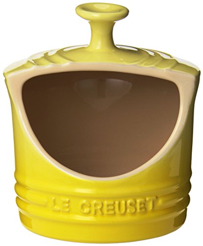 Le Creuset Stoneware Salt Crock, 10-Ounce, Soleil