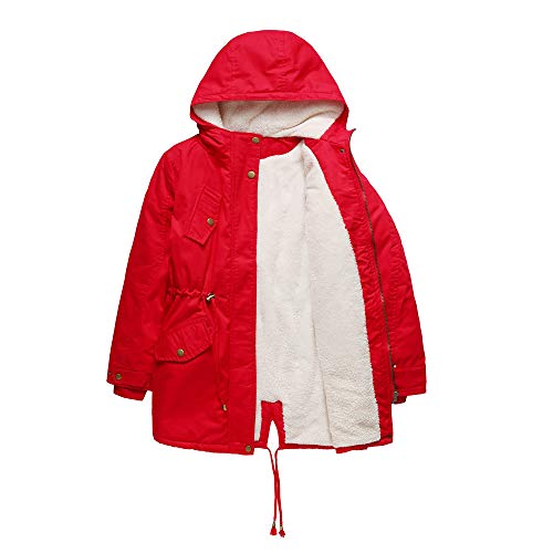 Softshell Jacket 3 in 1 Women's Winter Coat Women's Long Warm Lined Over Mountain Jacket Large Size Women's Jacket Elegant Winter Jacket Quilted Coat with Hood Winter Parka Bicycle Jacket Outdoor - Image 4