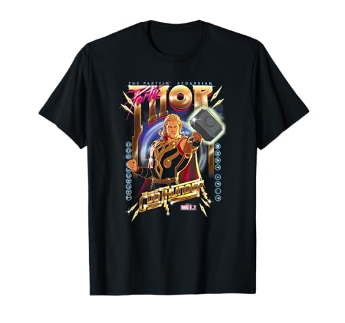 T-shirt Marvel What If Party Thor vêtement imprimé asgardien dieu du tonnerre