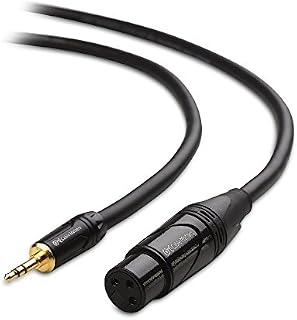 Cable Matters (1/8 Inch Unbalanced 3.5mm to XLR Cable 0.9 m Male to Female (XLR to 3.5mm Cable, XLR to 3.5mm jack, XLR to 1/8 Cable, 3.5mm to XLR Cable)