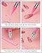 Rhinestone Picker Tool Set,Rhinestone Applicator Tool,Rhinestone Picker Dotting With 4 Extra Pink Replaceable Wax Head and 2 Tweezer (Pink A)