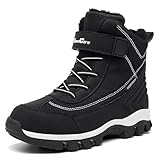 SILENTCARE Boy's Snow Boots Winter Waterproof Slip...