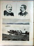  ANNALES POLITIQUES ET LITTERAIRES (LES) [No 801] du 30/10/1898 - AFFAIRES D\'EGYPTE - M. MOURAVIEW, MINISTRE DES AFFAIRES ETRANGERES DE RUSSIE - M. DELCASSE, MINISTRE DES AFFAIRES ETRANGERES DE FRANCE - CONVOI DE RAVITAILLEMENT DE LA MISSION MARCHAND, A FACHODA, SUR LE NIL.
