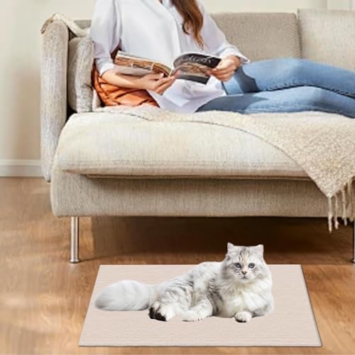 Tapis d'escalade pour chaton 60x100cm planche griffoir adhésive salon - 3