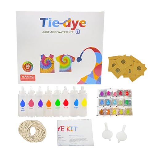Kit de Engarzado | Kit para Decorar Calcetines | Set de Tinte Artesanía para Ropa Accesorios Hogar Exterior Bufandas Familia Toallas Escuela
