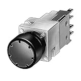 Bauform der Linse=rund Siemens SIRIUS – vollen Apparat 16 mm Druckschalter Panel Rast. 24 V 1 NA gelb