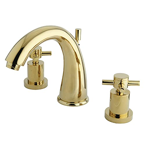 Kingston Brass Concord Cross Handle Widespread Faucet