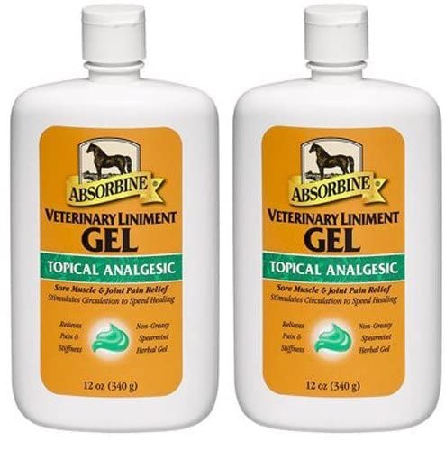 Absorbine Veterinary Liniment Gel, 12-Ounce (2-Pack)