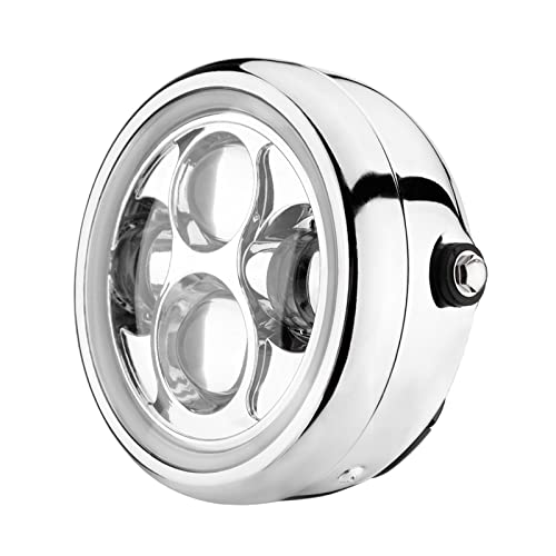 Phare LED 7.5 pouces pour moto café racer et bobber éclairage étanche de style rétro