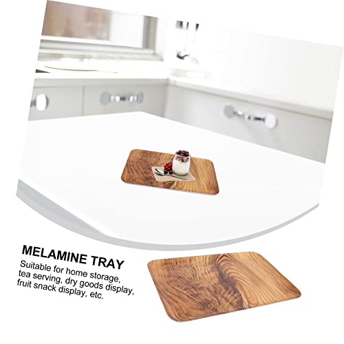 Adocarn 1Pc Dessert Grain Hotel Jewelry Cuake Coffee For Office Desk Dishes Storage Trays Plate Tea Dish Platters Display Frosted Desktop Color Dinner Plates Wood Table Tray Food Serving #TOP6