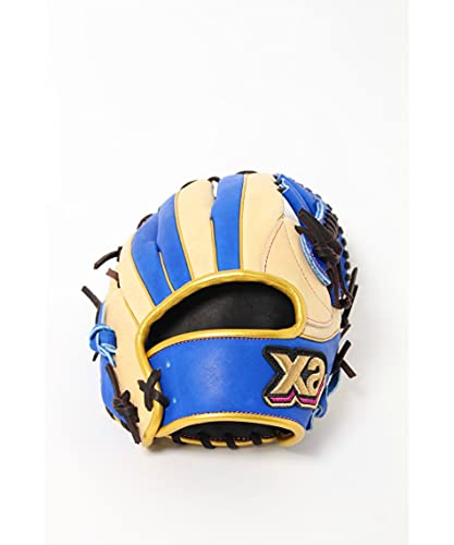 [ザナックス]野球 一般軟式グローブ オールラウンド メンズ 限定カラー 軟式グラブ ザナパワー BRG538210 C9445 3枚目