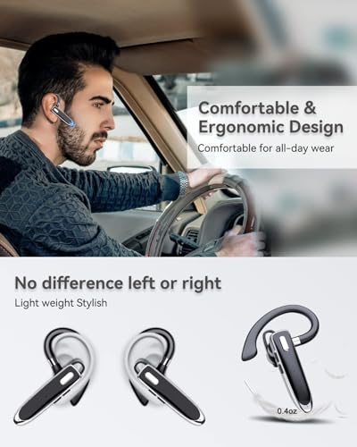 Audífono Bluetooth In Ear Simple con Micrófono Giratorio 360° miniatura 5