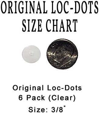 Original Loc-Dots Clear 6 Pack Tactile Keyboard Learning Stickers
